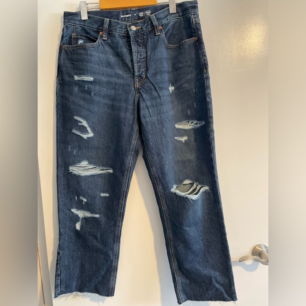 Old Navy High-Rise Slouchy Straight Jeans
